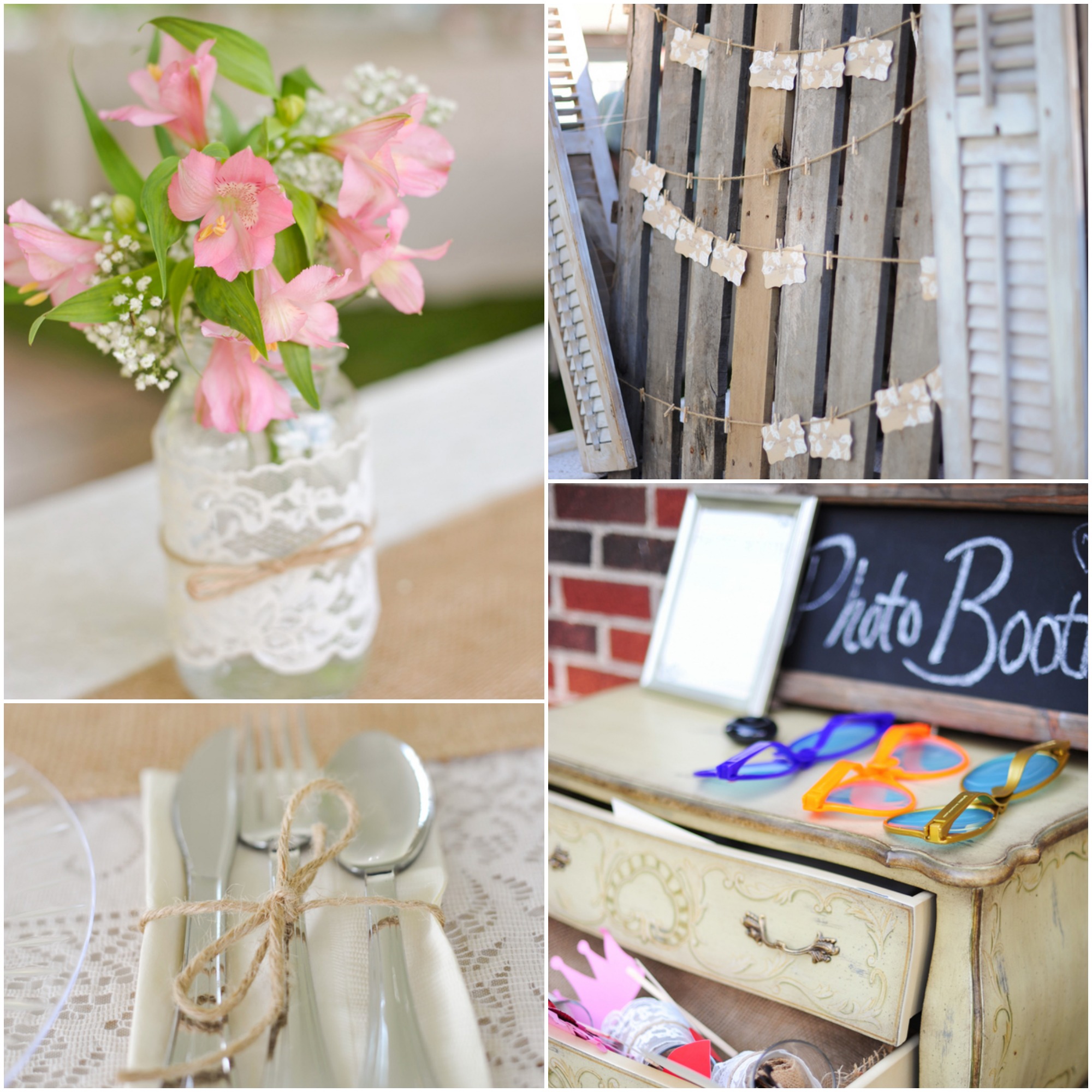 Country Do It Yourself Wedding - Rustic Wedding Chic