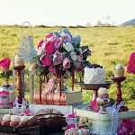 Pink Red Wedding Flowers