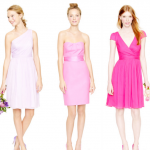 Pink J. Crew Bridesmaid Dresses