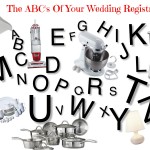 ABC's of wedding registry