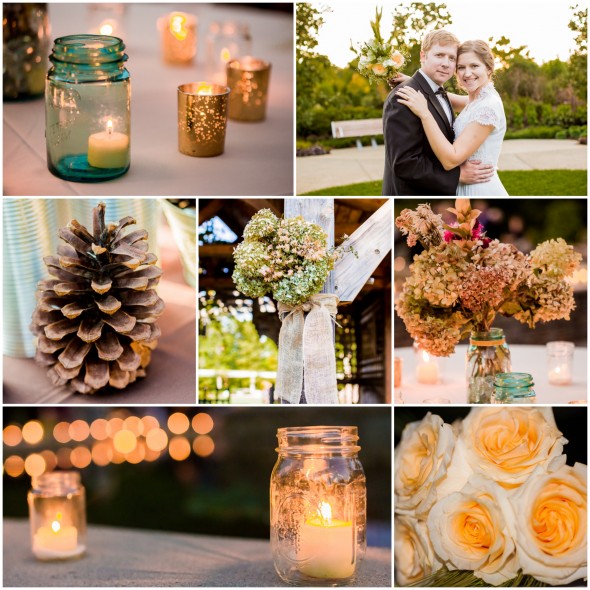 Rustic Wedding With Mason Jars