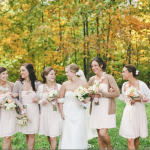 vintage rustic wedding bridesmaids