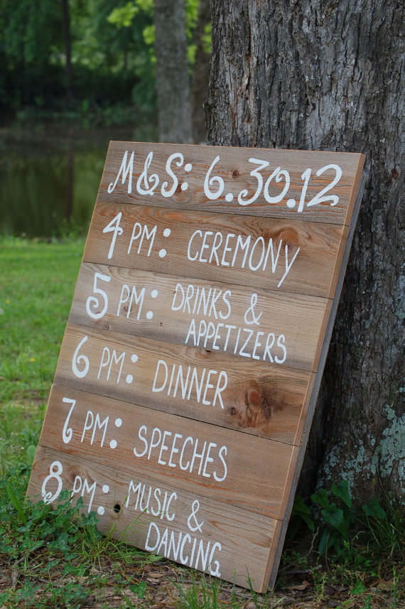 Roundup Wedding pinterest Chic  Rustic May rustic signs Etsy on