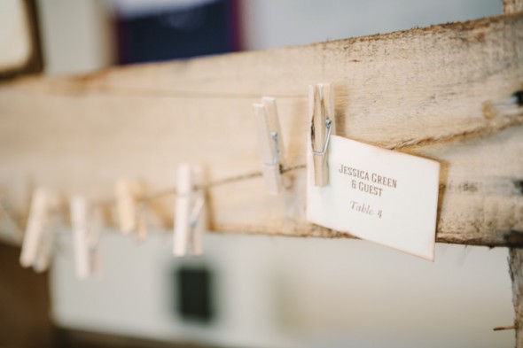 Country Wedding Place Cards