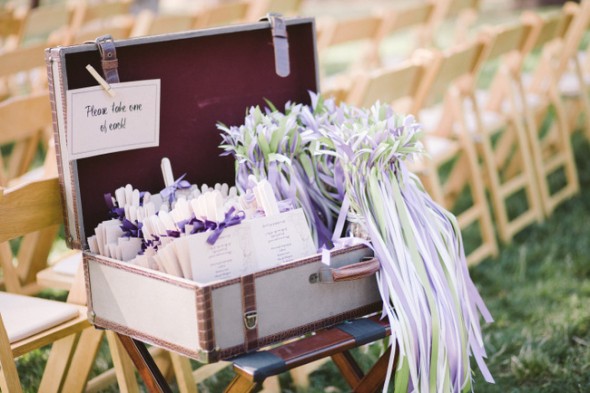 Purple Wedding Programs