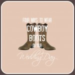 All the best ways how to wear cowboy boots on your wedding day.