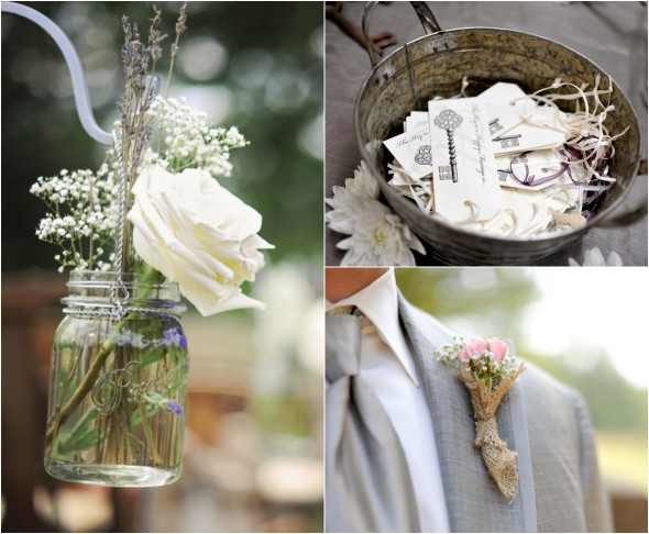 Flower Ideas for a country wedding