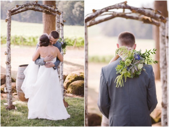 Rustic Birch Arbor