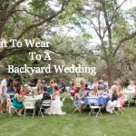 What to wear to a backyard wedding