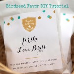 How to make birdseed favors for your wedding