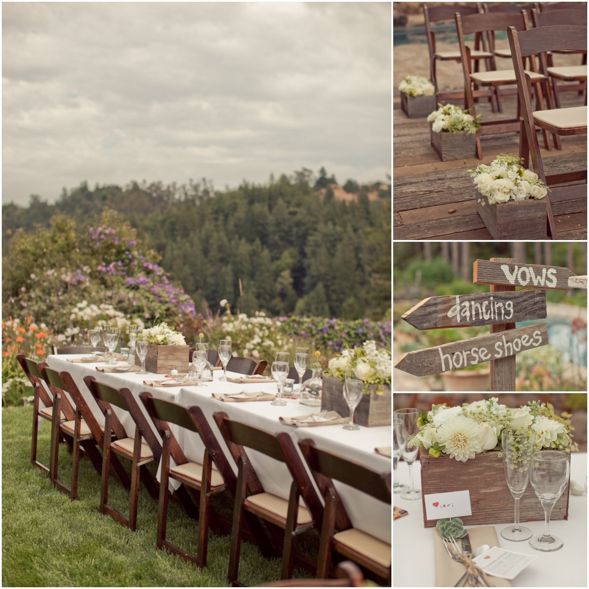 Rustic Wedding Flower Ideas