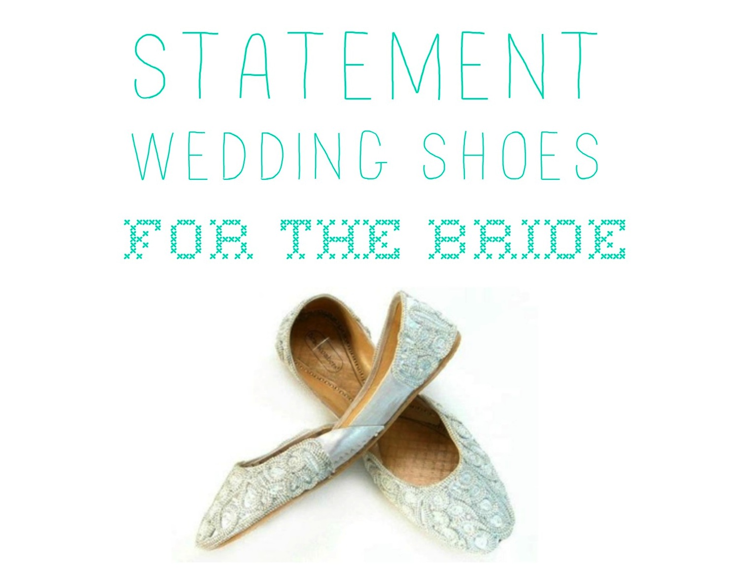 Statement Wedding Shoes for the Bride Rustic Wedding Chic