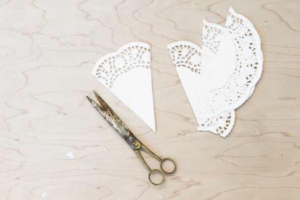 DIY Doily Bunting