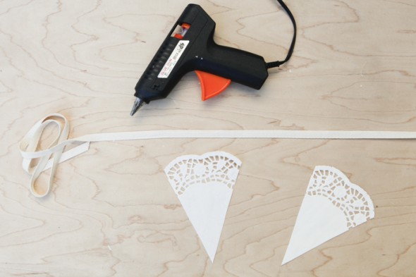 DIY Doily Bunting