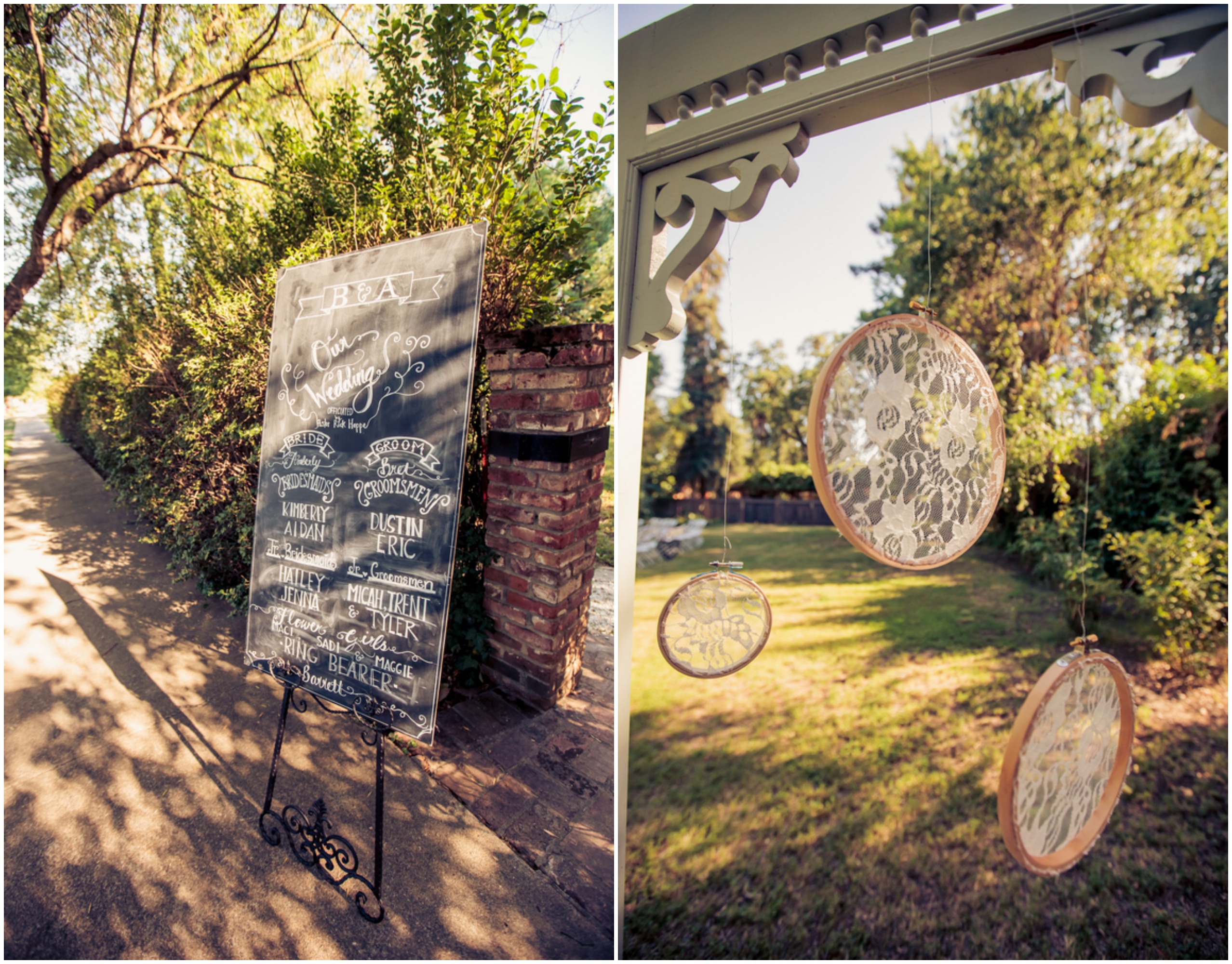 Vintage Rustic Backyard Wedding  Rustic Wedding Chic