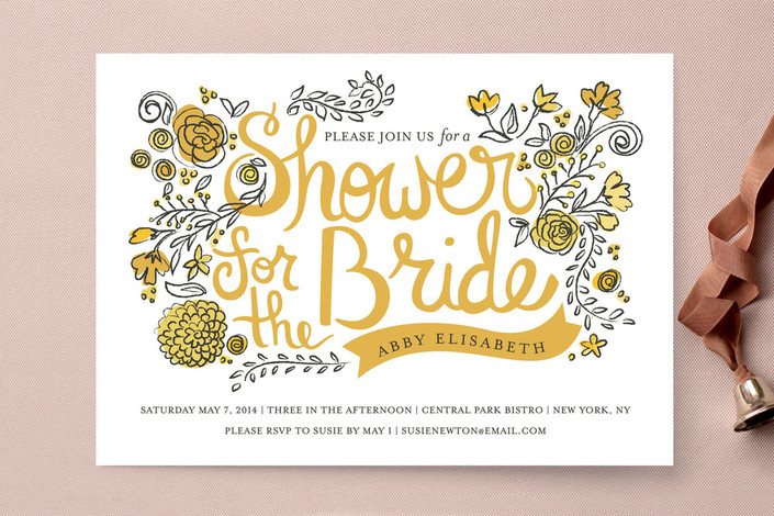 Floral Inspired Bridal Shower Invitations Rustic Wedding Chic Floral Inspired Bridal Shower Invitations Rustic Wedding Chic