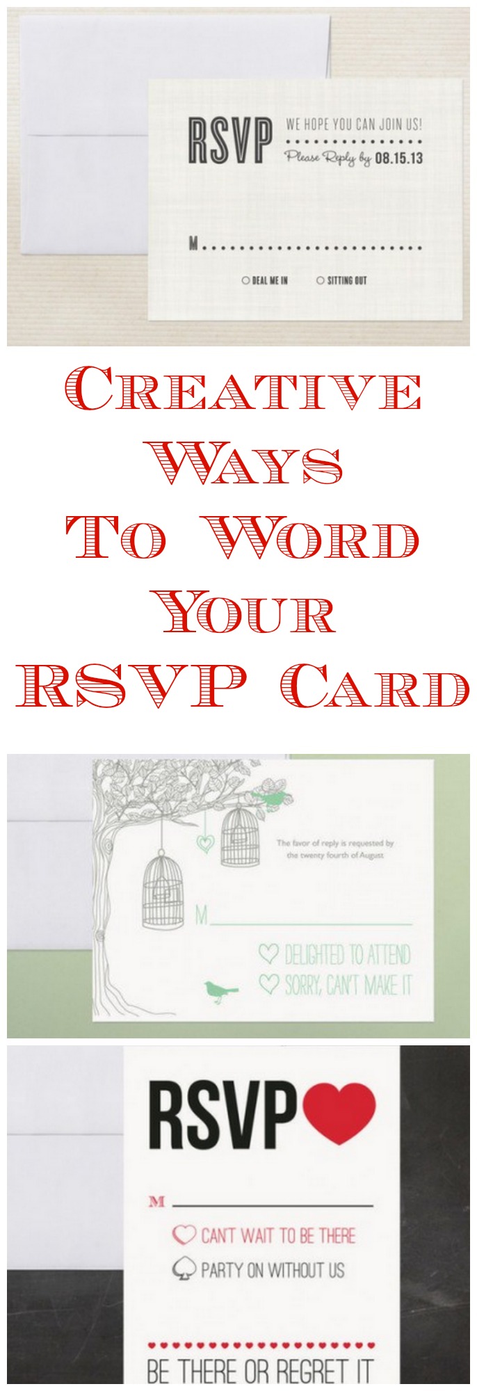 Wedding Rsvp Wording How to Uniquely Word Your Wedding RSVP Card