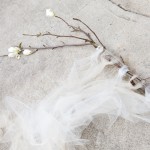 Magnolia Branch & Tuile Wedding Backdrop Tutorial