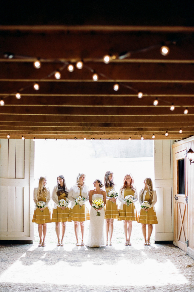 Yellow & Gray Wedding Rustic Wedding Chic