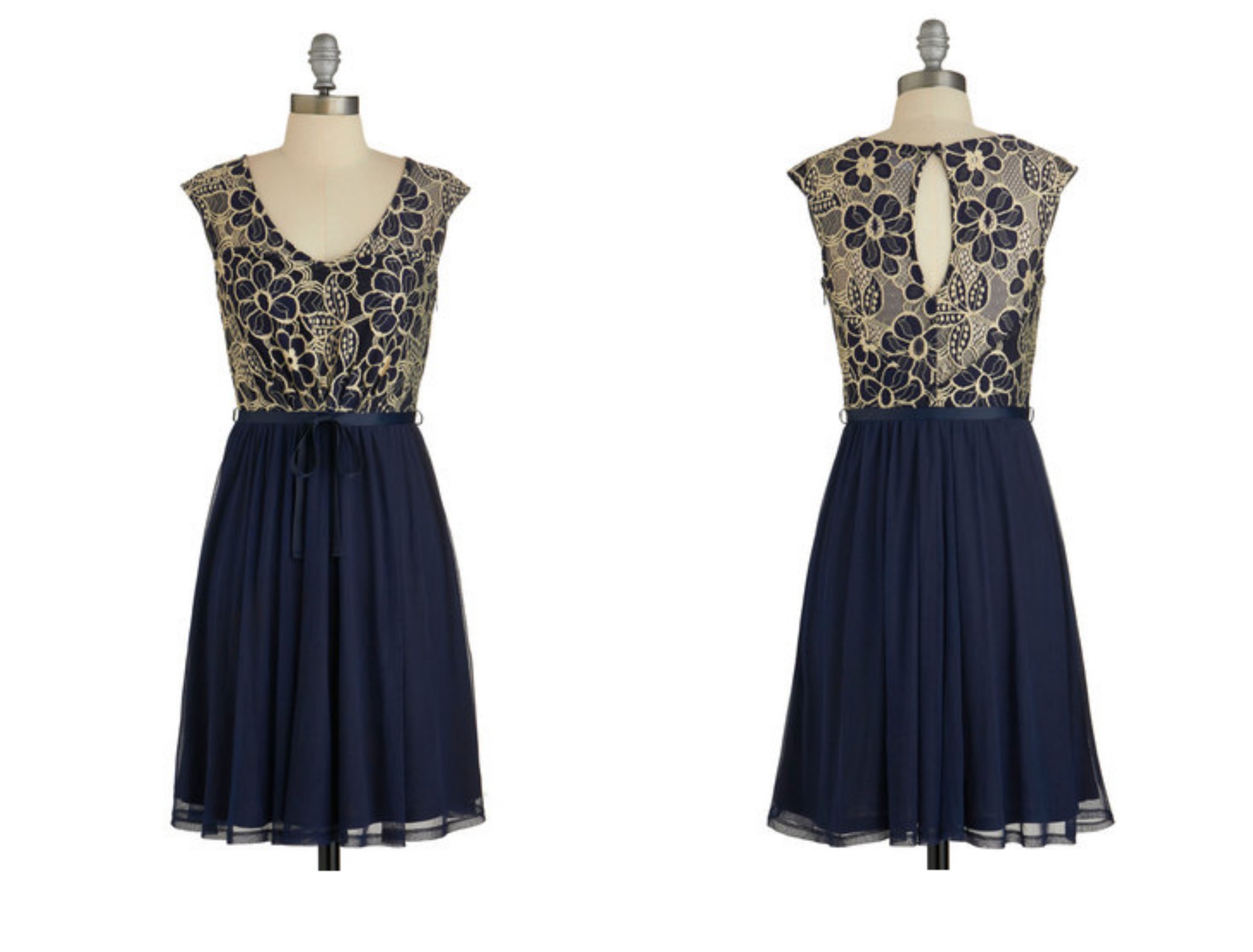 navy floral bridesmaid dresses