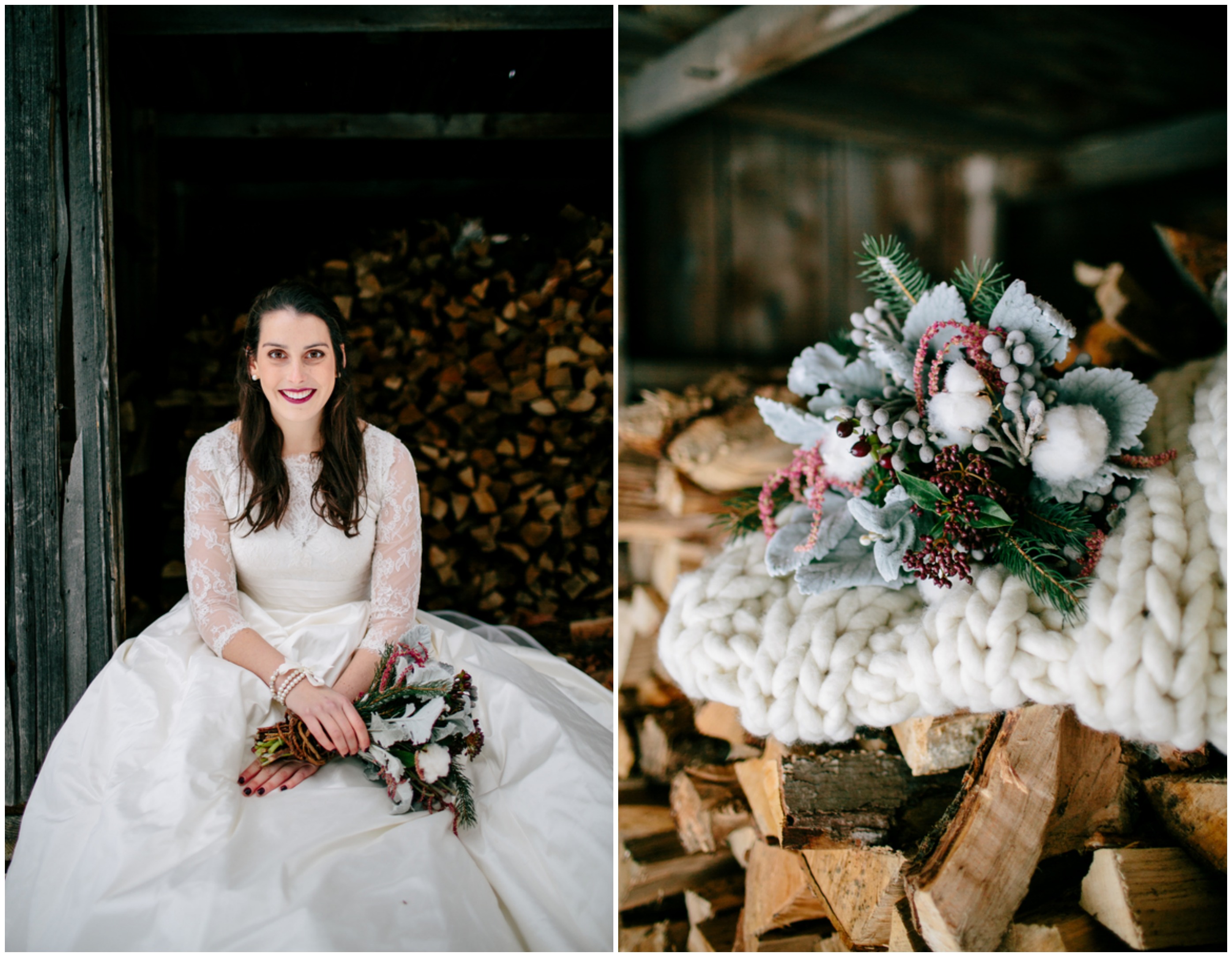 Winter Rustic Wedding Inspiration - Rustic Wedding Chic