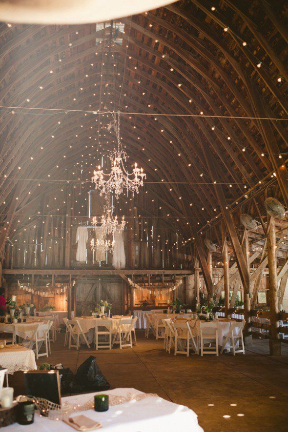 How To Light A Barn Wedding Rustic Wedding Chic