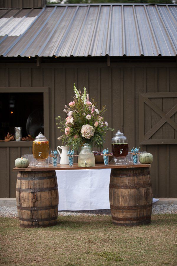 8 Fun & Unique Wedding Drink Displays Rustic Wedding Chic