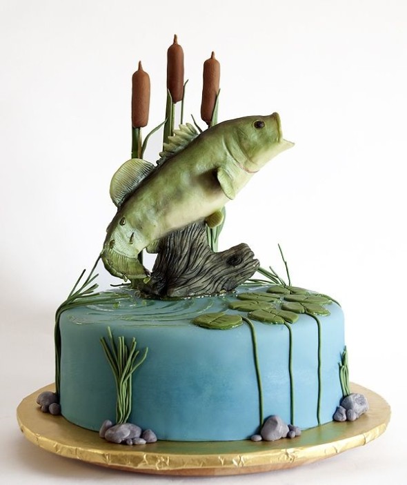 Fish Grooms Cake Ideas