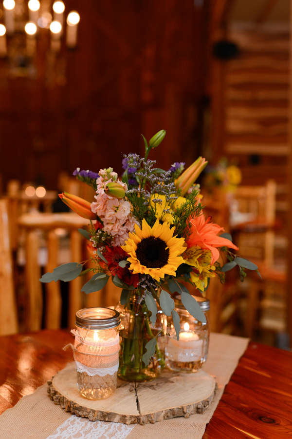 Coral & Turquoise Country Wedding - Rustic Wedding Chic