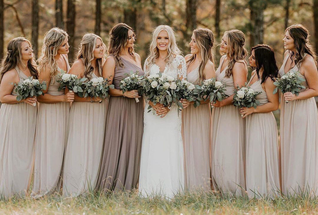 Biscotti color shop bridesmaid dresses