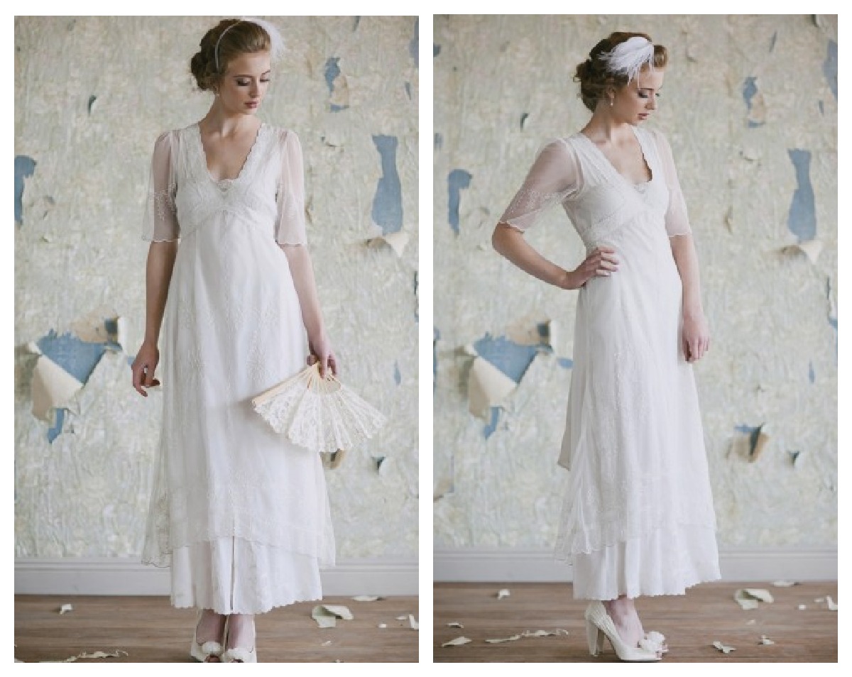 Vintage Style Short Wedding Dresses 6