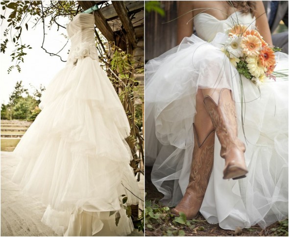 Rustic Bridesmaid Dresses With Cowboy Boots 8