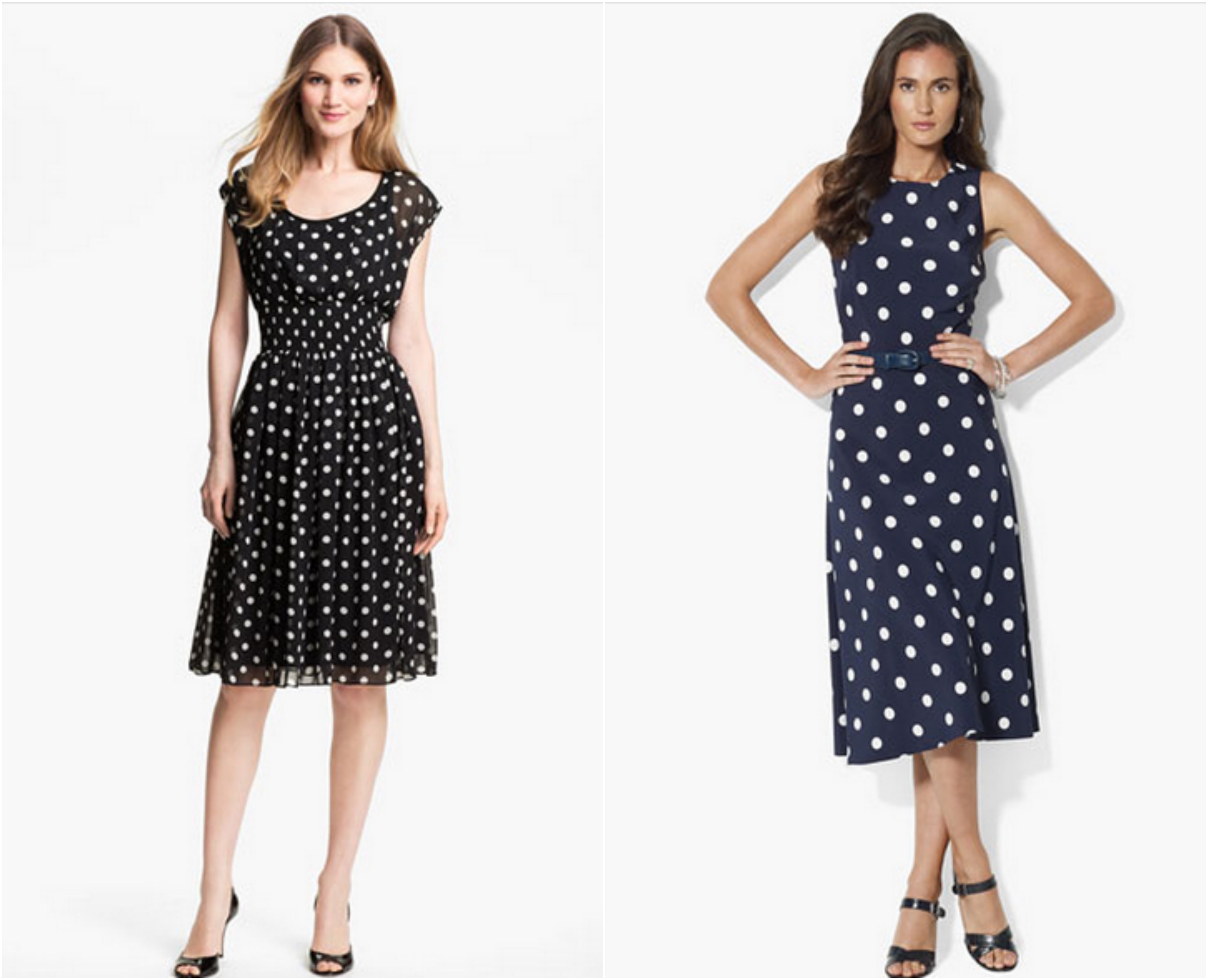 Polka Dot Bridesmaid Dress 9