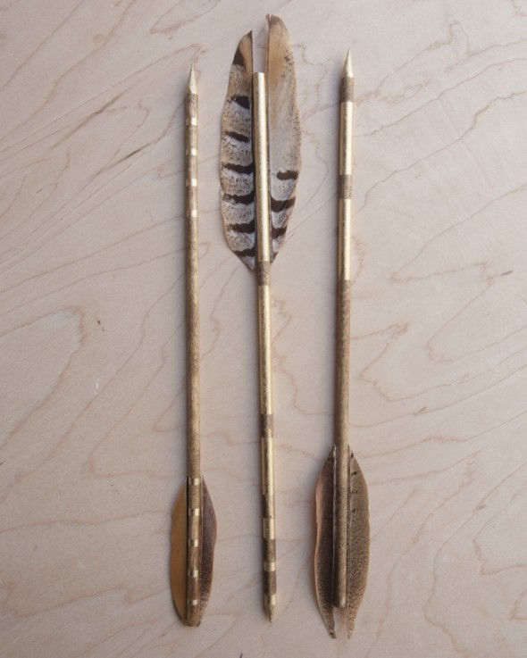 Step By Step : Gold Wedding Arrows