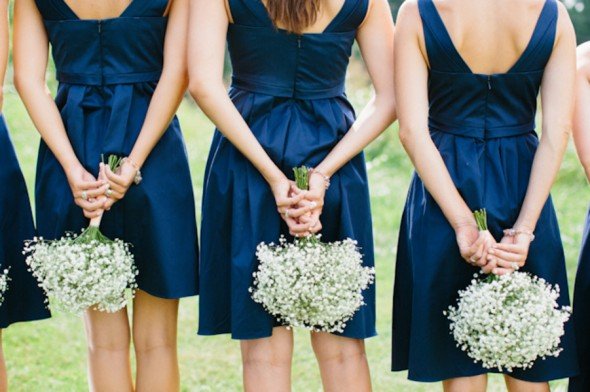 Navy Blue Wedding Color Inspiration - Rustic Wedding Chic