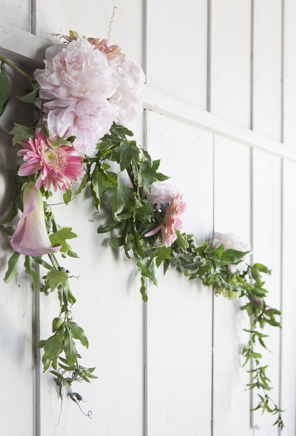 How To Make A Floral Garland - Rustic Wedding Chic