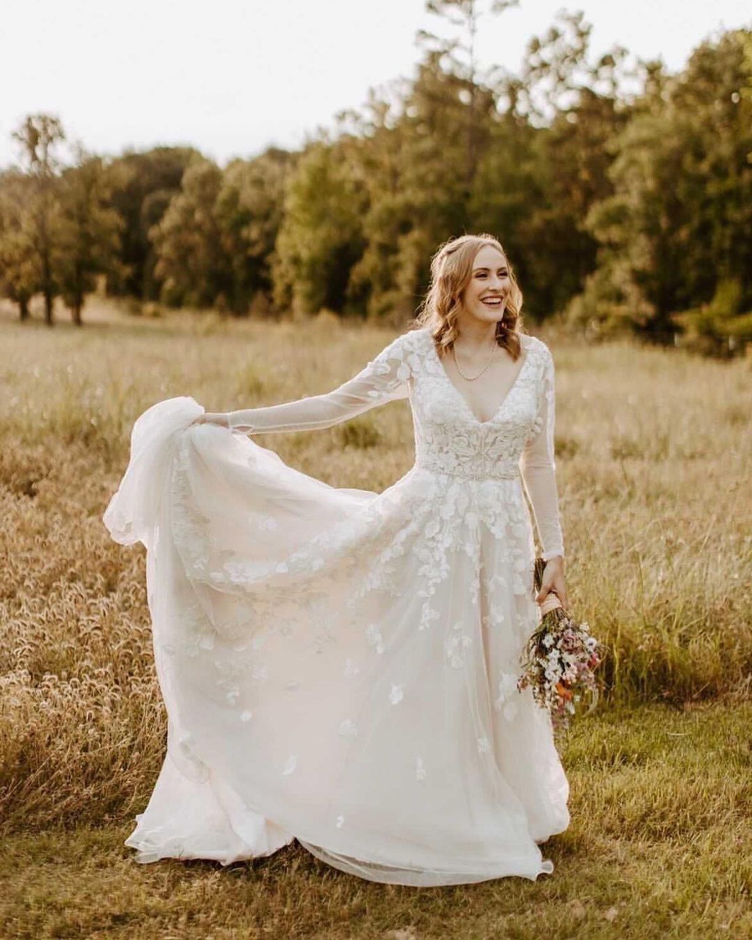 Long Sleeve Wedding Dresses We Love - Rustic Wedding Chic